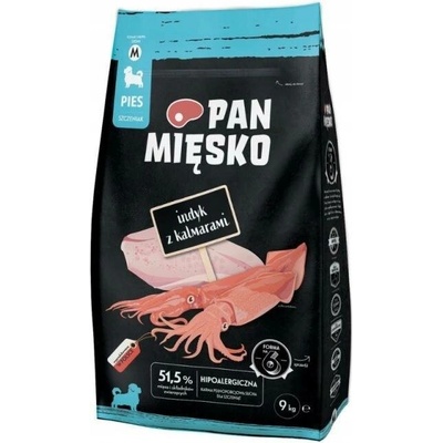Pan Mięsko Krůta s Kalamáry Štěně M 9 kg