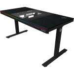 LORGAR Електрическо регулируемо геймърско бюро Lorgar DE90W, RGB, Dual-motor, 140.5 х 68 см, Черно (LRG-DE90W)