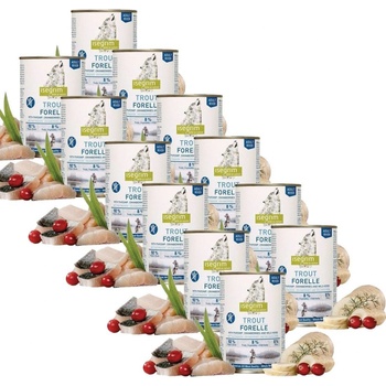 Isegrim Dog Adult Trout with Parsnip Cranberries & Wild Herbs 12 x 800 g