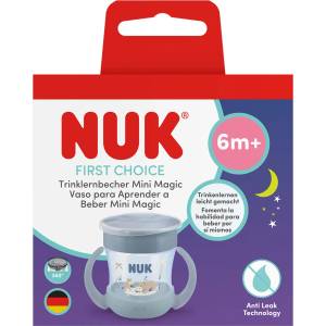 Nuk Чаша NUK First Choice Mini Magic Cup Night - 160 мл, 6 м+, Хипо, синя (10255732)