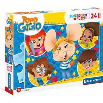 Clementoni Myšák Gigio MAXI 24 dielov