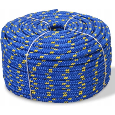 SHUMEE Námořní lodní lano, polypropylen, 10 mm, 50 m, modrá
