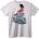 NOONEBRAND Тениска Панк Череп Мош - 7XL, White