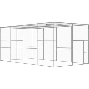 VidaXL Klietka pre mačky 6 x 1,5 x 1,5 m