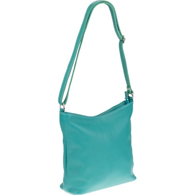 Italská kožená crossbody kabelka Ebe Verde