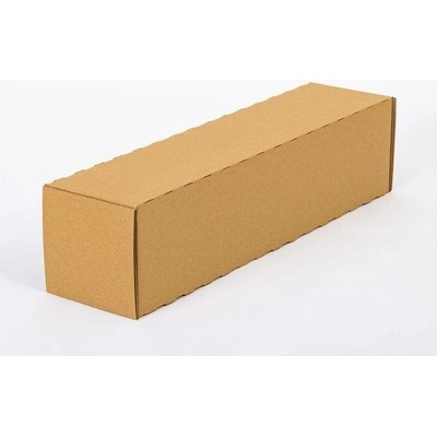 Kartonová krabice klopová s lepící páskou 150x150x600 mm 3VVL B 440g/m2 hnědá - paleta 1120 ks