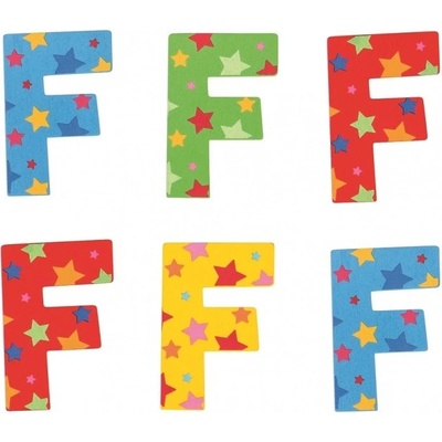 Bigjigs Toys hviezdičkové písmenko F