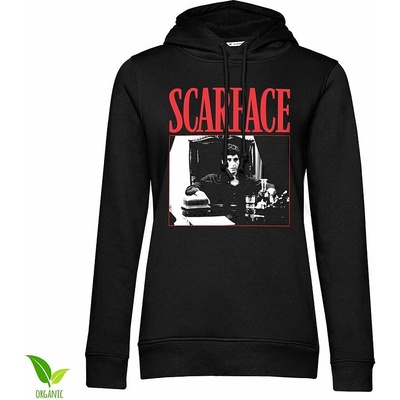 Scarface mikina Tony Montana The Power Organic Girly Black dámská – Zboží Mobilmania