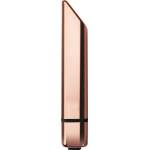 Rocks-Off Bamboo 10-Speed Rose Gold - Strong 10-Speed Mini Vibrator Gold