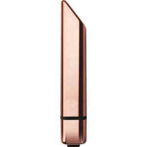 Rocks-Off Bamboo 10-Speed Rose Gold - Strong 10-Speed Mini Vibrator Gold