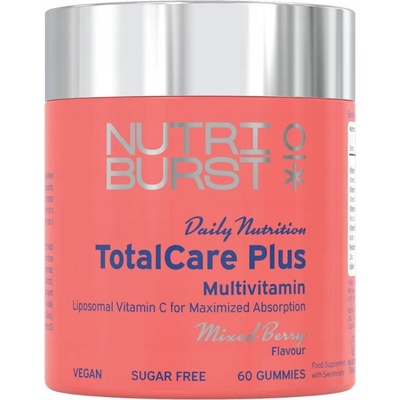 Nutriburst Daily Nutrition TotalCare Plus Gummies Mixed Berry 60 ks