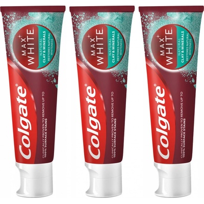 Colgate Max White Purple Reveal bieliaca 3 x 75 ml