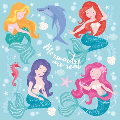 Ubrousky DAISY L Pastel Mermaids – Hledejceny.cz