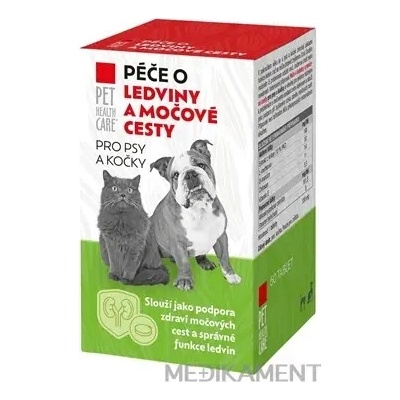Pet Health Care Starostlivosť obličky+močové cesty tablety pre psy a mačky 60 ks
