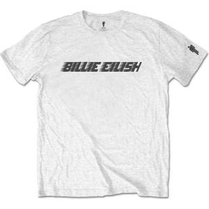 Billie Eilish Black Racer Logo White 2XL Риза (BILLIETS03MW05)