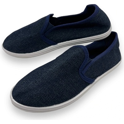 Wabaki dámske modré slip on tenisky 02 modrá
