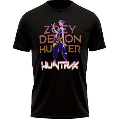 K-Pop Demon Hunters dětské tričko Zoey černá – Hledejceny.cz