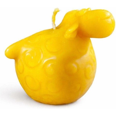 Včelařství Švoma Svíčka ze včelího vosku Ovečka 150 g