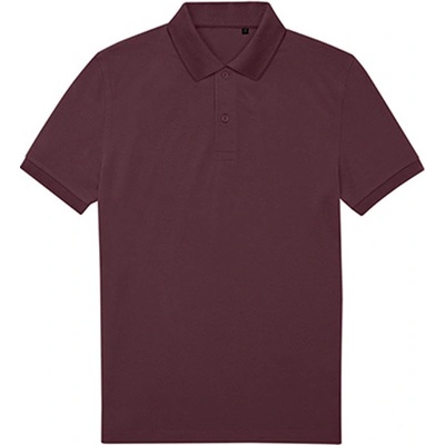 B&C polo tričko PU428 burgundy