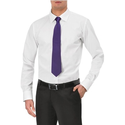 Giblor´s Prince pánská košile s dlouhým rukávem slim Fit bílá