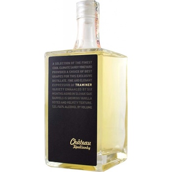 Château Topoľčianky Traminer 44% 0,5 l (čistá fľaša)