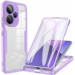 Techsuit Калъф за Xiaomi Redmi Note 13 Pro+ 5G + Калъф - ColorVerse 360 Series - Лилав