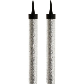 Image 1 of Godan Холографчески фонтани за торта - сребърни 12 см / 2 бр