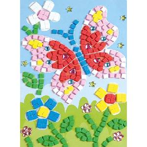 folia Творчески комплект Folia - Направи картинка от мозайка, Пеперуда (4001868065121)