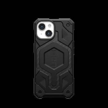 Urban Armor Gear Кейс UAG Monarch Pro за iPhone 15, съвместим с MagSafe, carbon fiber (KXG0074492)