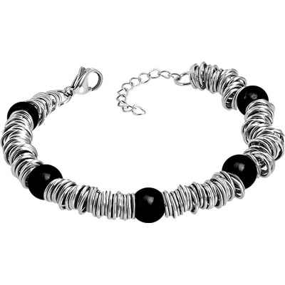 BRUNOshop.cz Náramek HOOPS ČERNÝ S4191