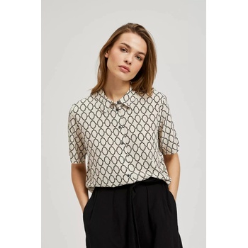 Moodo Бежова копченна риза с десен Moodo Moodo | Bezhov | ЖЕНИ | 46