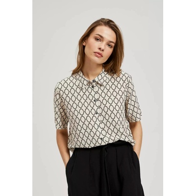 Moodo Бежова копченна риза с десен Moodo Moodo | Bezhov | ЖЕНИ | 46