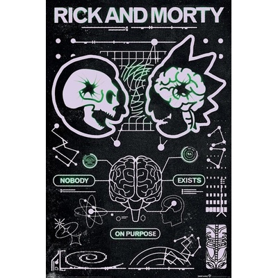 Plagát, Obraz - Rick and Morty - Classickal, 61 × 91.5 cm