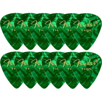 Image 1 of Fender 351 Shape Premium 12 Green Moto Перце за китара (1980351771)