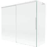 Mexen Rox L 2-крилен плъзгащ се душ параван 180 + 90 x 150 см, прозрачен, бял - 8C9L-180-090-20-00 (8C9L-180-090-20-00)