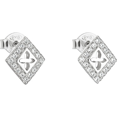 Pavona pecka se zirkonem bílý kosočtverec 11041.1