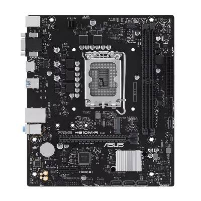 Дънна платка Asus Prime H610M R Si, mATX, Intel H610, DDR5 5600, PCIe 4.0 x16, 1 x M. 2, 4 x SATA 6Gb/s, USB 3.2 Gen 1, Realtek 7.1 аудио, 1Gb Ethernet (90MB1GL0-M0ECY0)