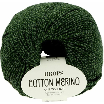 Drops Cotton Merino 22 melírovaná zelená