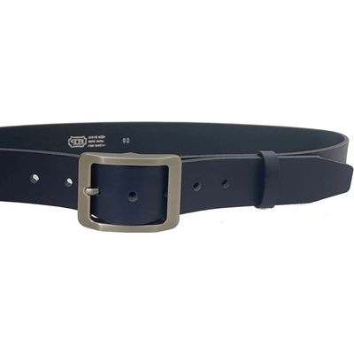 Penny Belts kožený opasek 15956 modrý