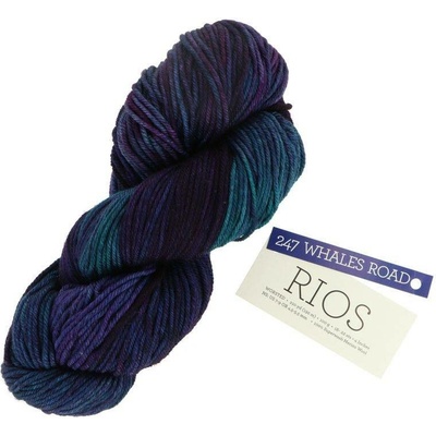 Malabrigo Rios Whales Road 247 fialová modrá