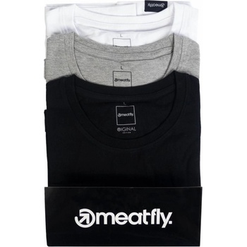 Meatfly Logo Multipack 22/23 Black Grey Heather White
