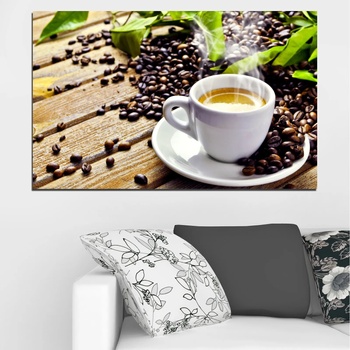 Vivid Home Декоративни панели Vivid Home от 1 част, Кафе, PVC, 100x65 см, №0304