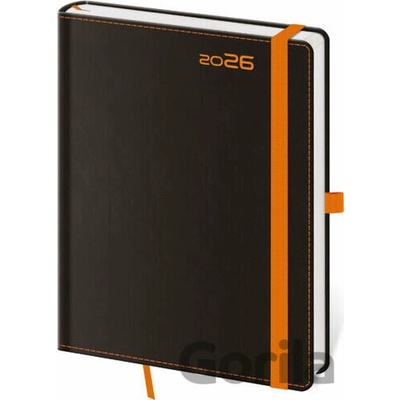 Helma A5 Týdenní 2026 Black Orange