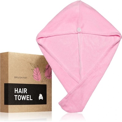 BrushArt Home Salon Hair towel ručník na vlasy Pink