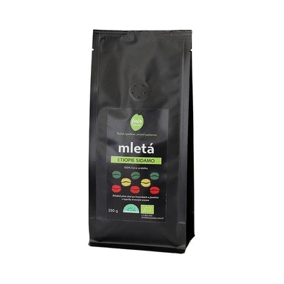 Fairobchod Bio Etiópia Sidamo mletá 0,5 kg
