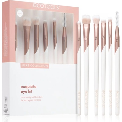 EcoTools Luxe Collection Exquisite комплект четки за очи и вежди 6 бр