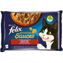 Felix Sensations krůta a jehně v omáčce 4 x 85 g