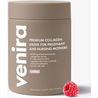 Venira Premium kolagénový drink pre tehotné a dojčiace mamičky malina 322 g