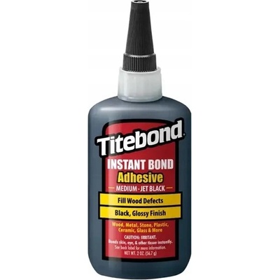 Titebond Instant Medium Jet Black Rychleschnoucí lepidlo - 59ml OKAMŽITÉ