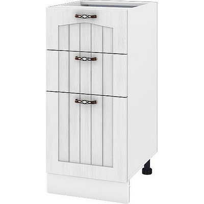 ИРИМ Долен кухненски шкаф Сити БФ-Бяло фладер-04-77 ляв 40 см